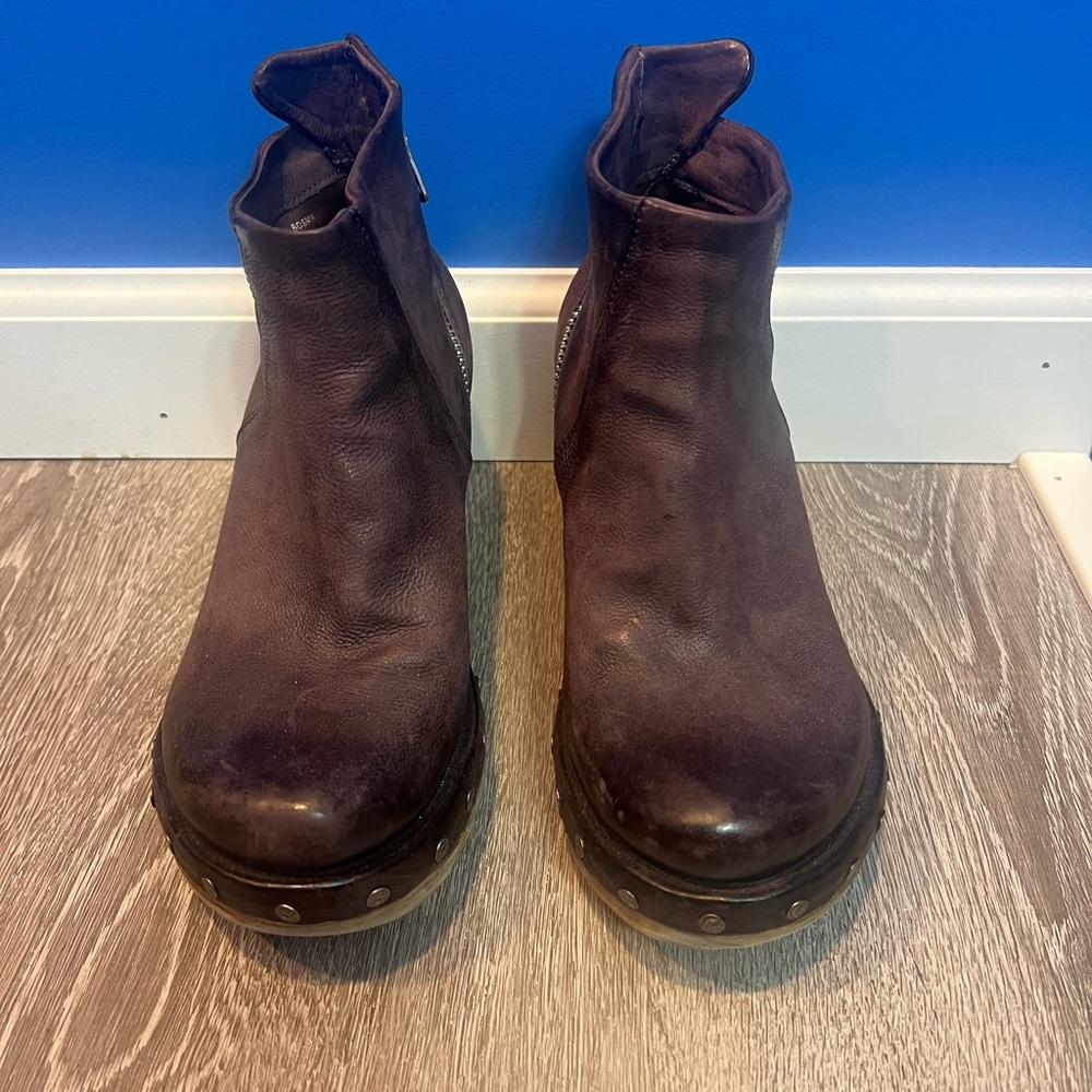 A.S.98 Savina Wedge Booties Boots EU36 US6